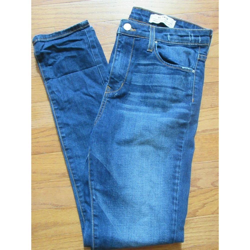 Michelle by Comune Sz 28 Waist Dark Wash HI TWIG Skinny Jeans 29" inseam